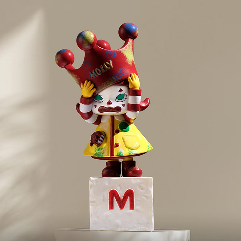 Vintage Collectible Dolls - POP MART MOLLY Anniversary Statues Classical