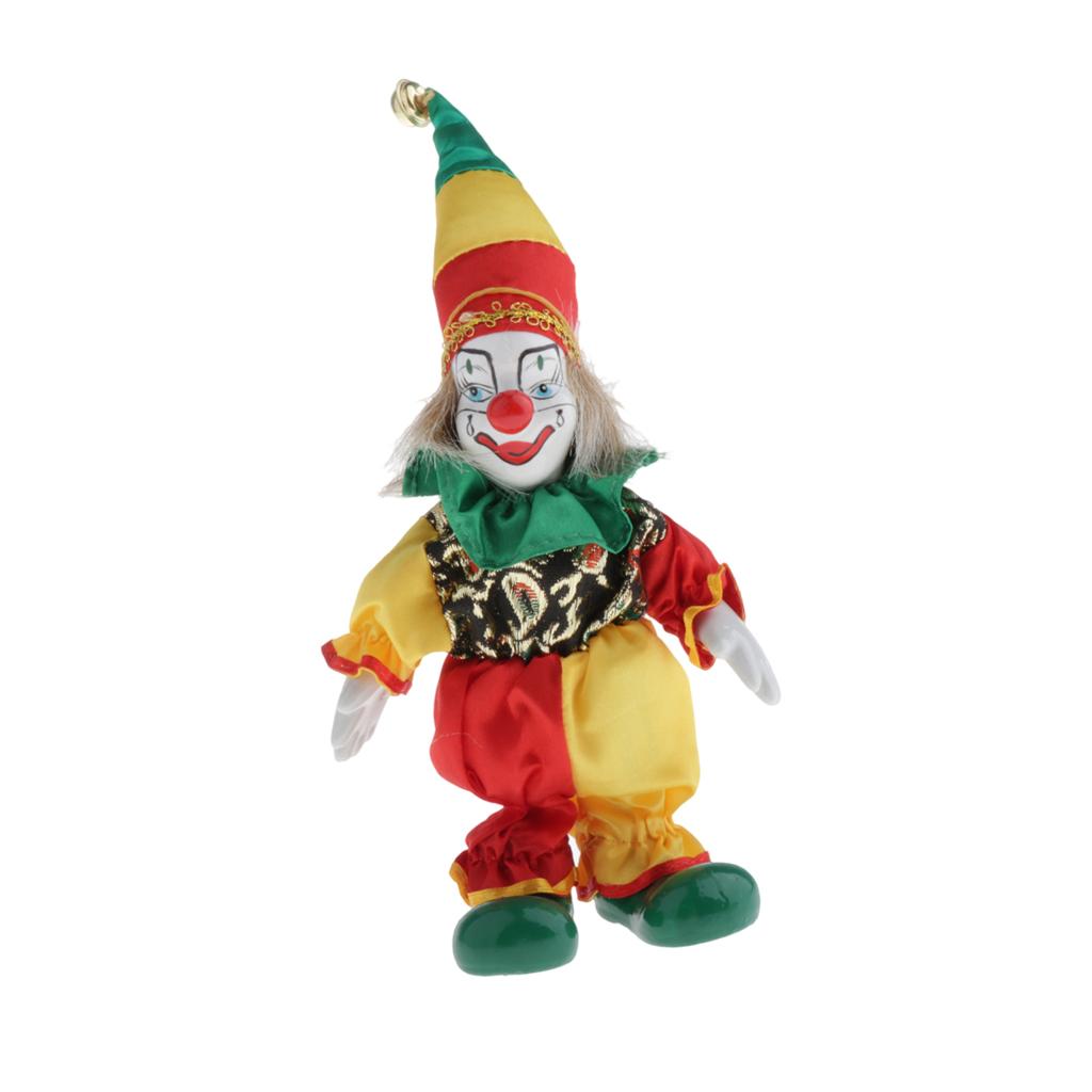 Vintage Collectible Clowns - Vintage Ceramic Clown Standing Doll Figure