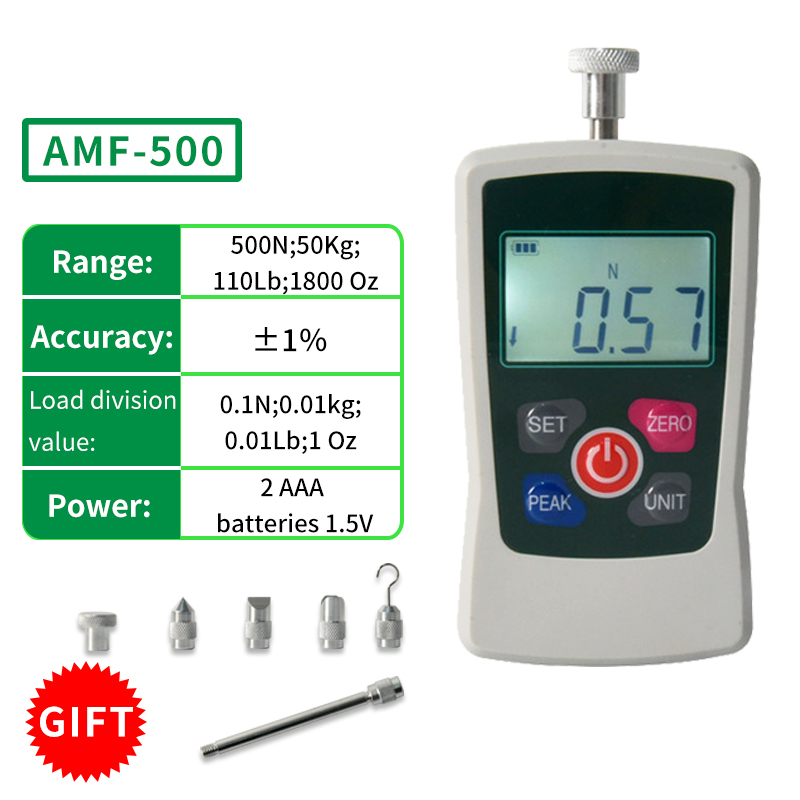 Analog Meter Gauge - AMF-500 50KG 110Lb 1800Oz Digital Force