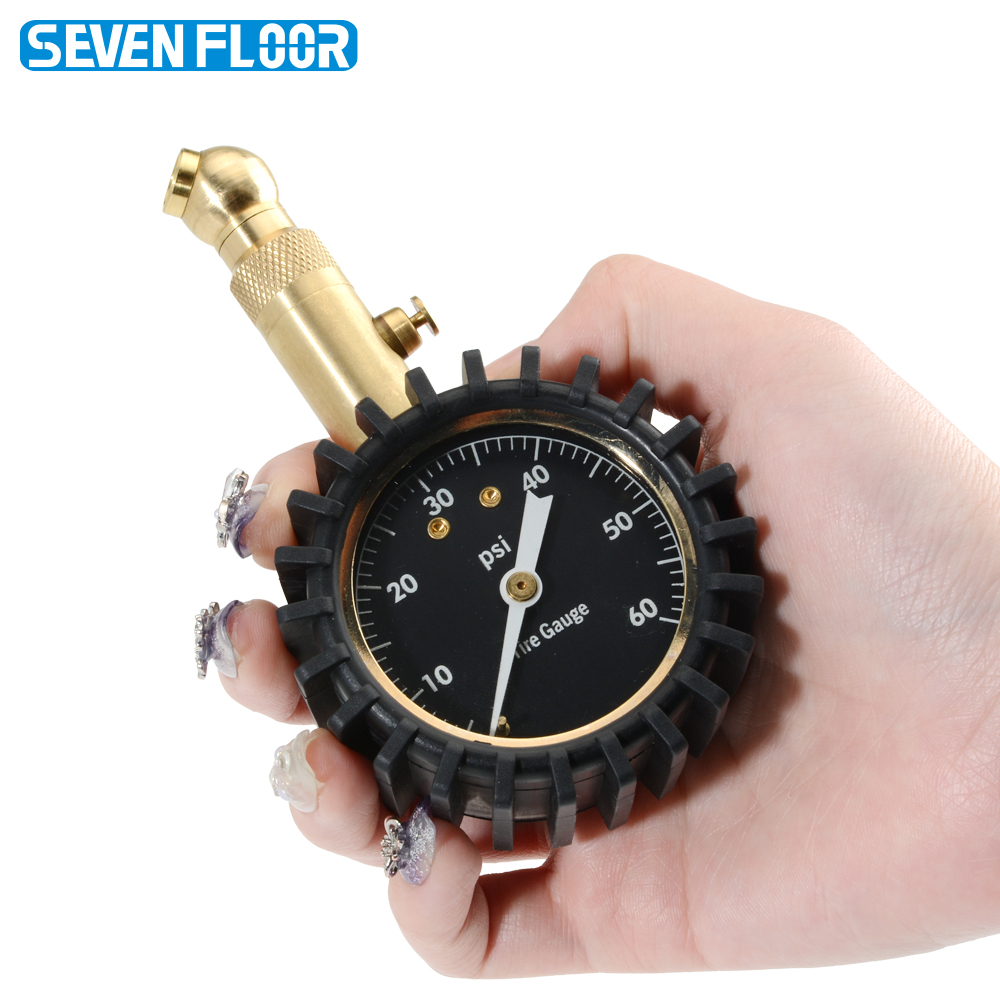 Analog Meter Gauge - 0-60PSI Tire Pressure Gauge 2