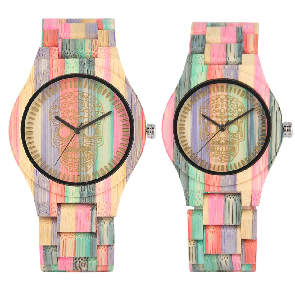 Vintage Collectible Watches - Nhiều Màu Sắc Gỗ Tre Cặp