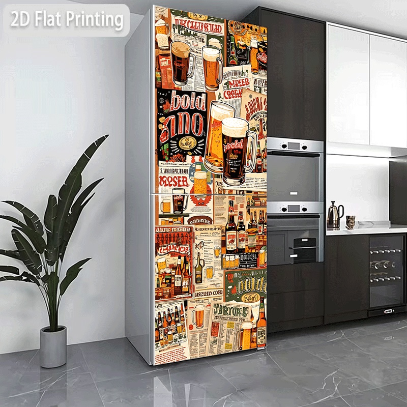 Vintage Collectible Classics - Refrigerator Sticker Refrigerator Dishwasher Sticker Vintage