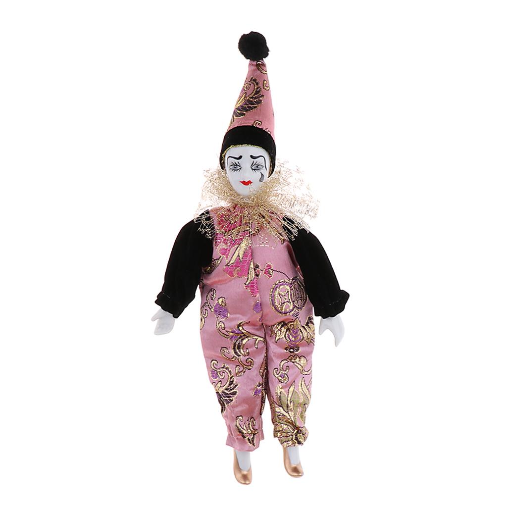 22cm Porcelain Clown Dolls Col - đánh giá và giá Vintage Collectible Clowns