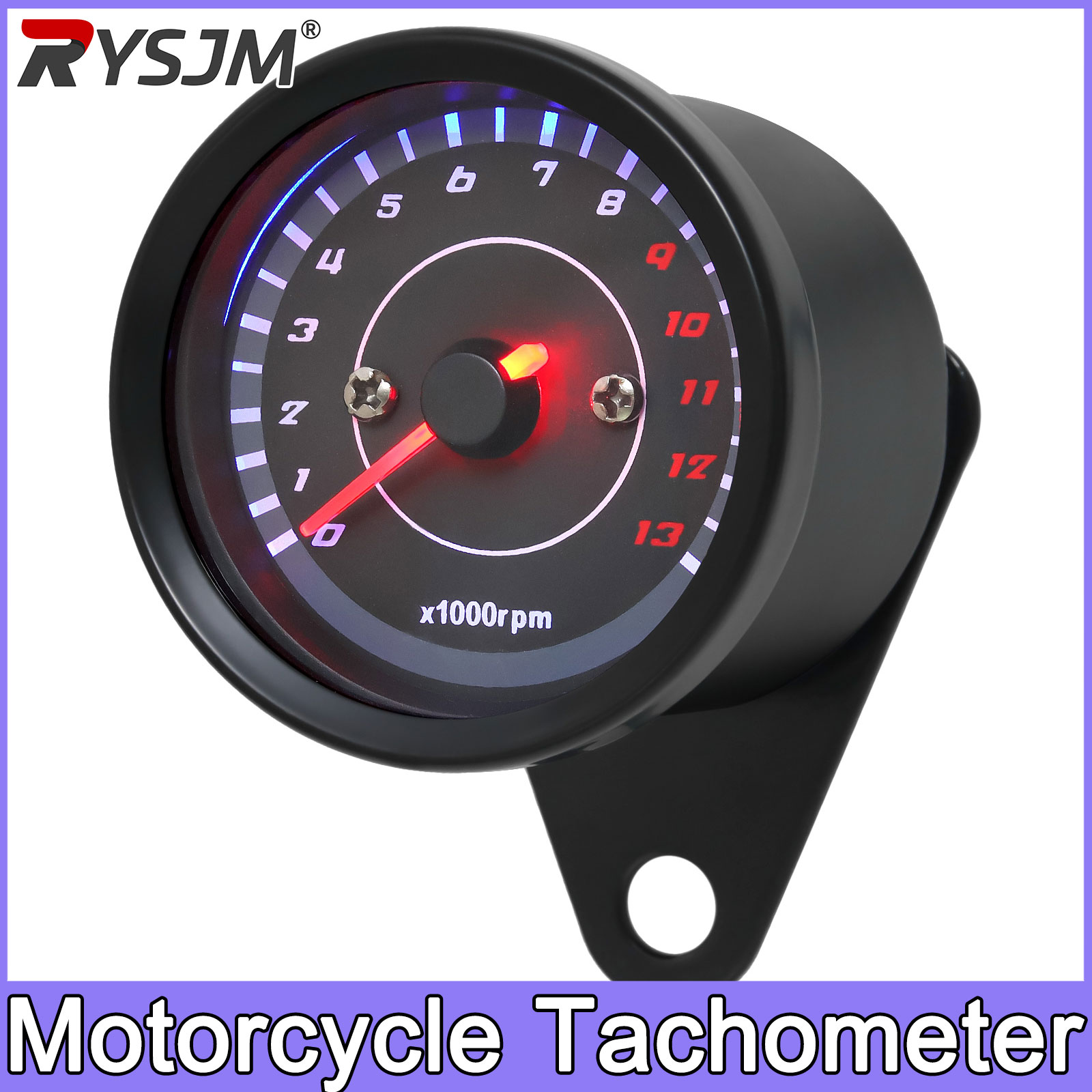 13000 RPM Meter Universal Scoo - đánh giá và giá Analog Meter Gauge