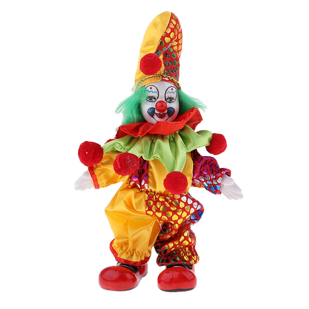 Clown Dolls Porcelain Handcraf - đánh giá và giá Vintage Collectible Clowns