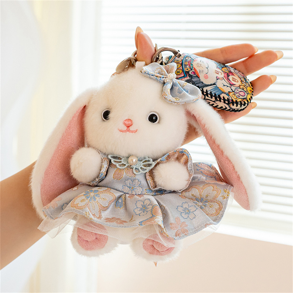Cute Lop Ear Rabbit Plush Keyc - đánh giá và giá Vintage Collectible Dolls