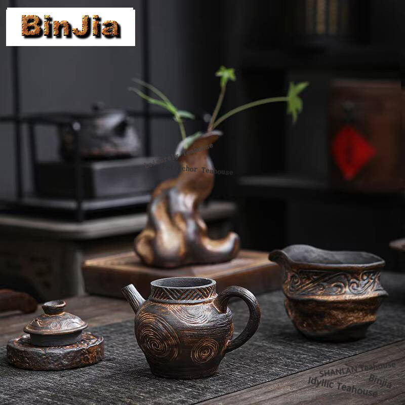 Japanese Old Rock Mud Teapot V - đánh giá và giá Vintage Collectible Pottery