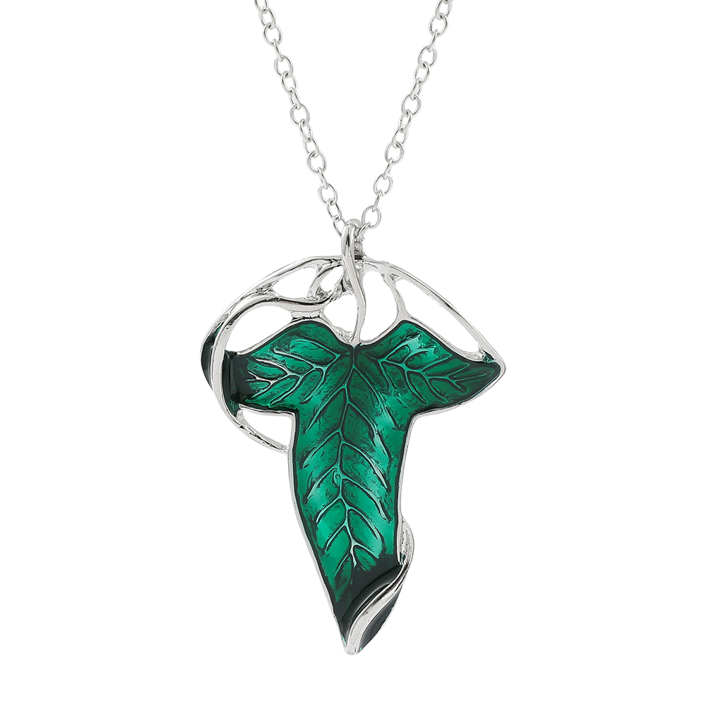 Vintage Green Leaf Pendant Nec - đánh giá và giá Vintage Collectible Item