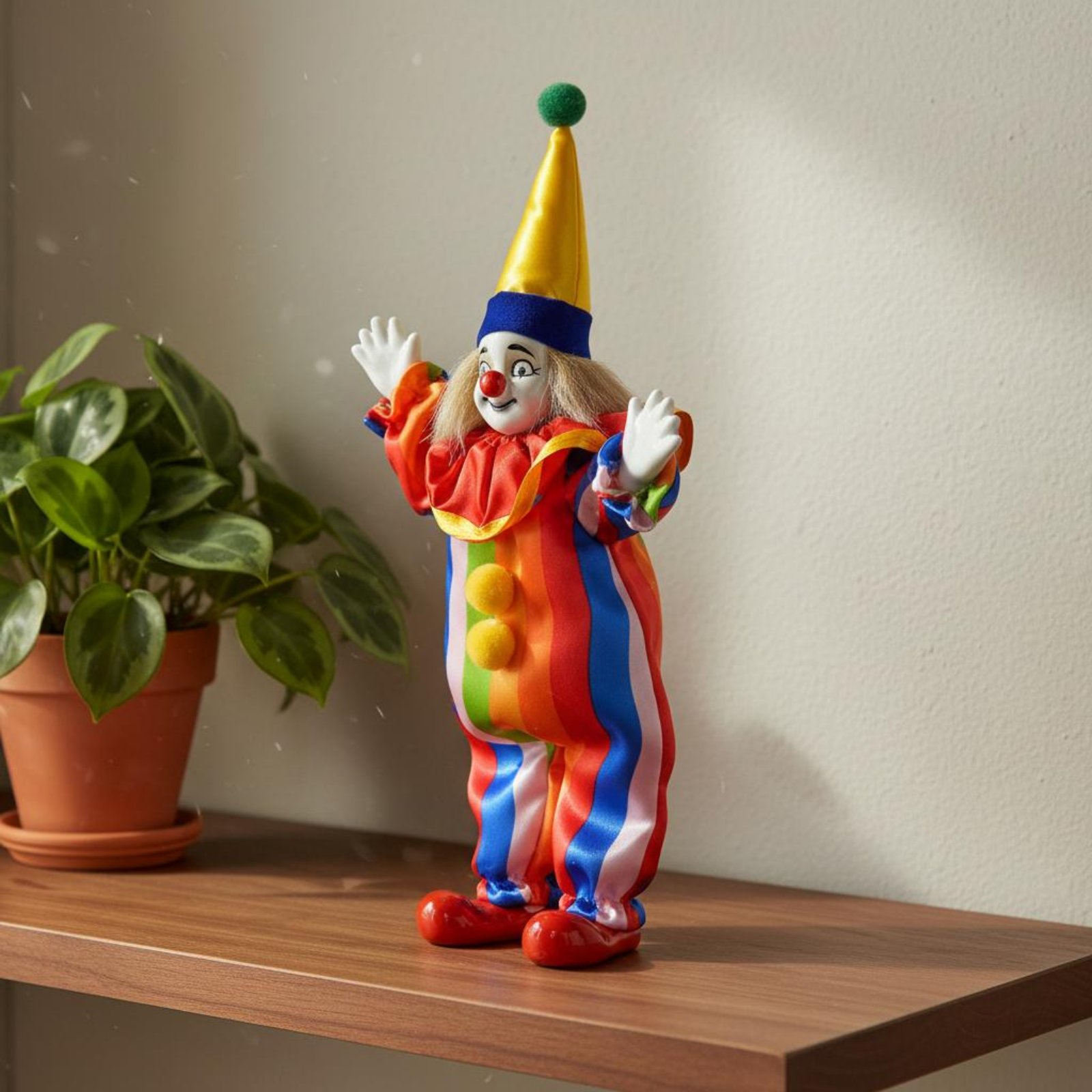 Vintage Porcelain Clown Doll D - đánh giá và giá Vintage Collectible Dolls