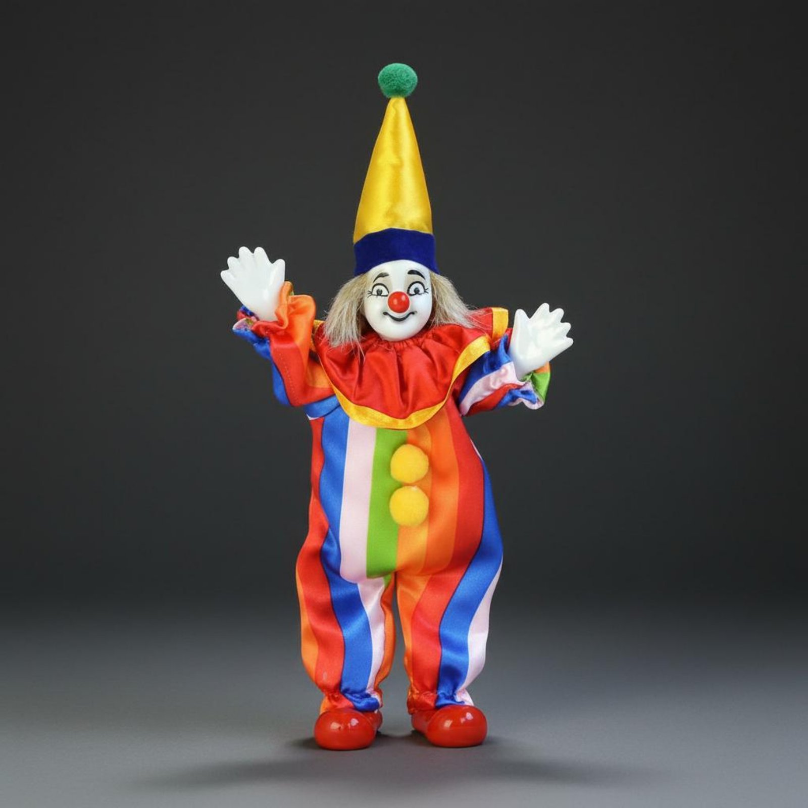 Vintage Porcelain Clown Doll D - đánh giá và giá Vintage Collectible Dolls