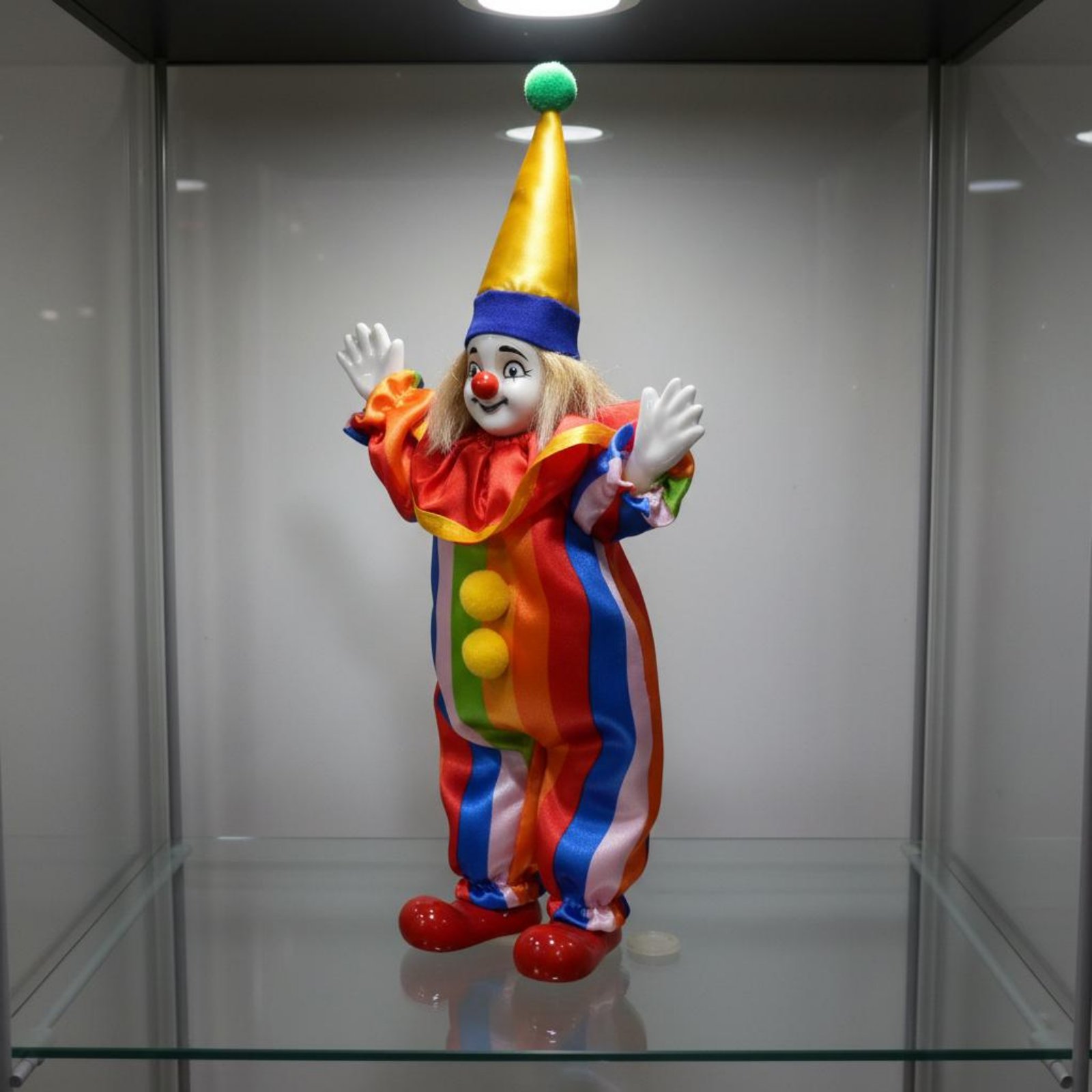 Vintage Porcelain Clown Doll D - đánh giá và giá Vintage Collectible Dolls