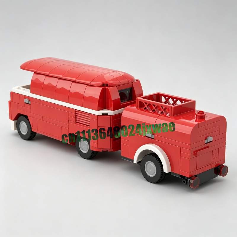 369PCS MOC Vintage Fire Truck  - đánh giá và giá Vintage Collectible Trucks