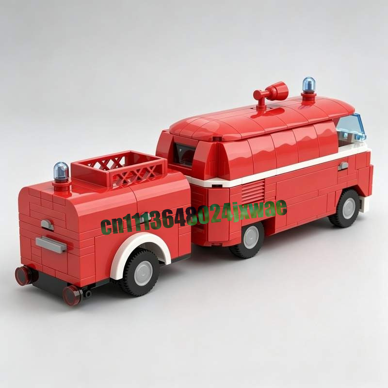 369PCS MOC Vintage Fire Truck  - đánh giá và giá Vintage Collectible Trucks