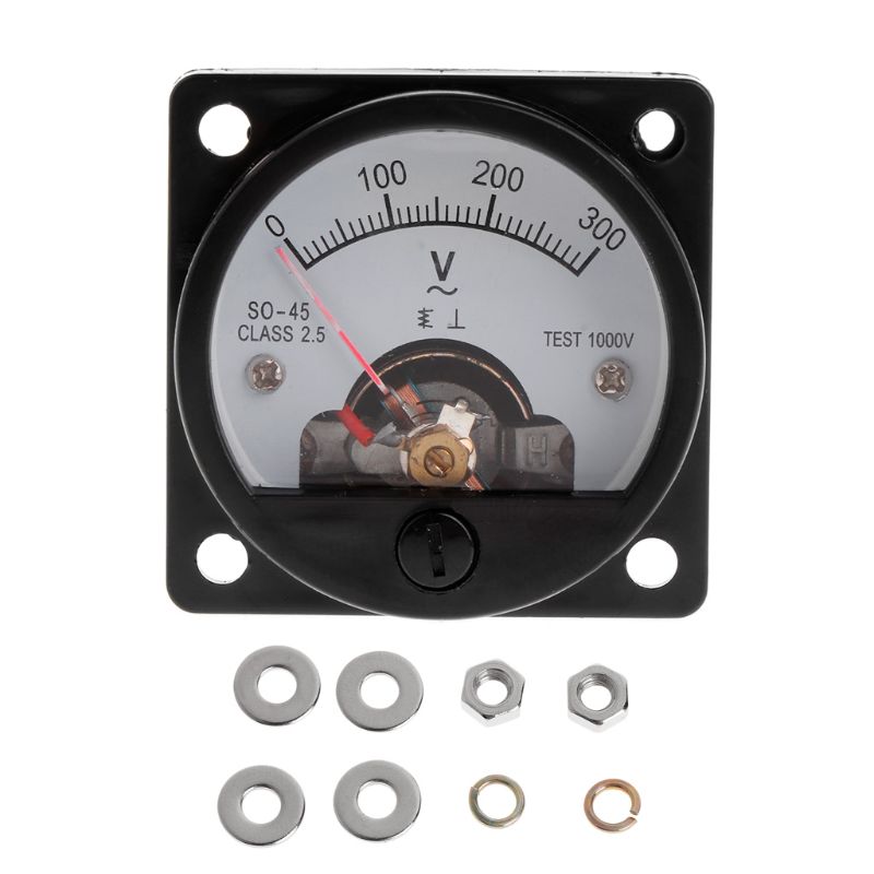 Vôn Kế Nên-45 AC 0-300V Tròn A - đánh giá và giá Analog Meter Gauge