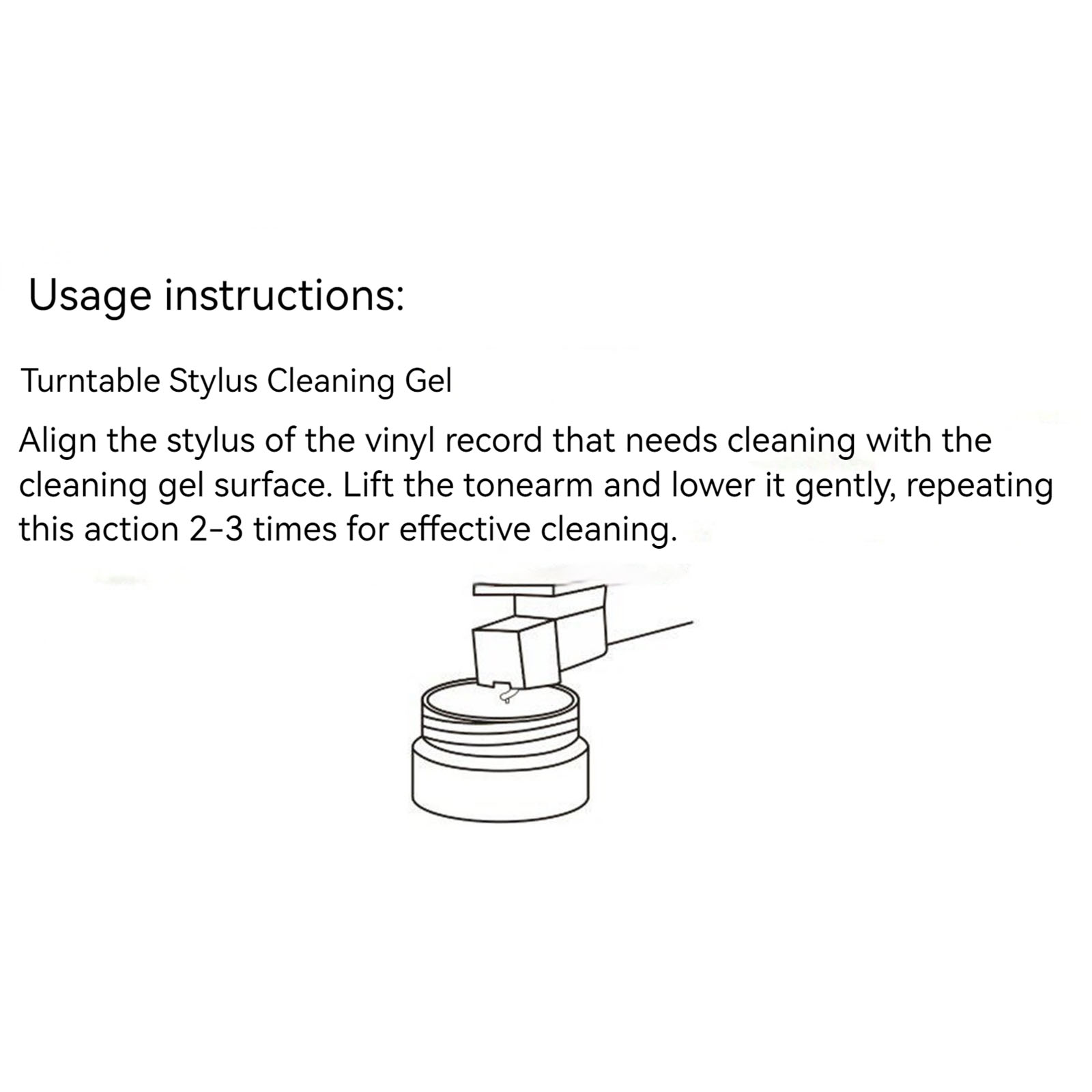 Stylus Cleaning Glue Reusable  - đánh giá và giá Vinyl Record Cleaner