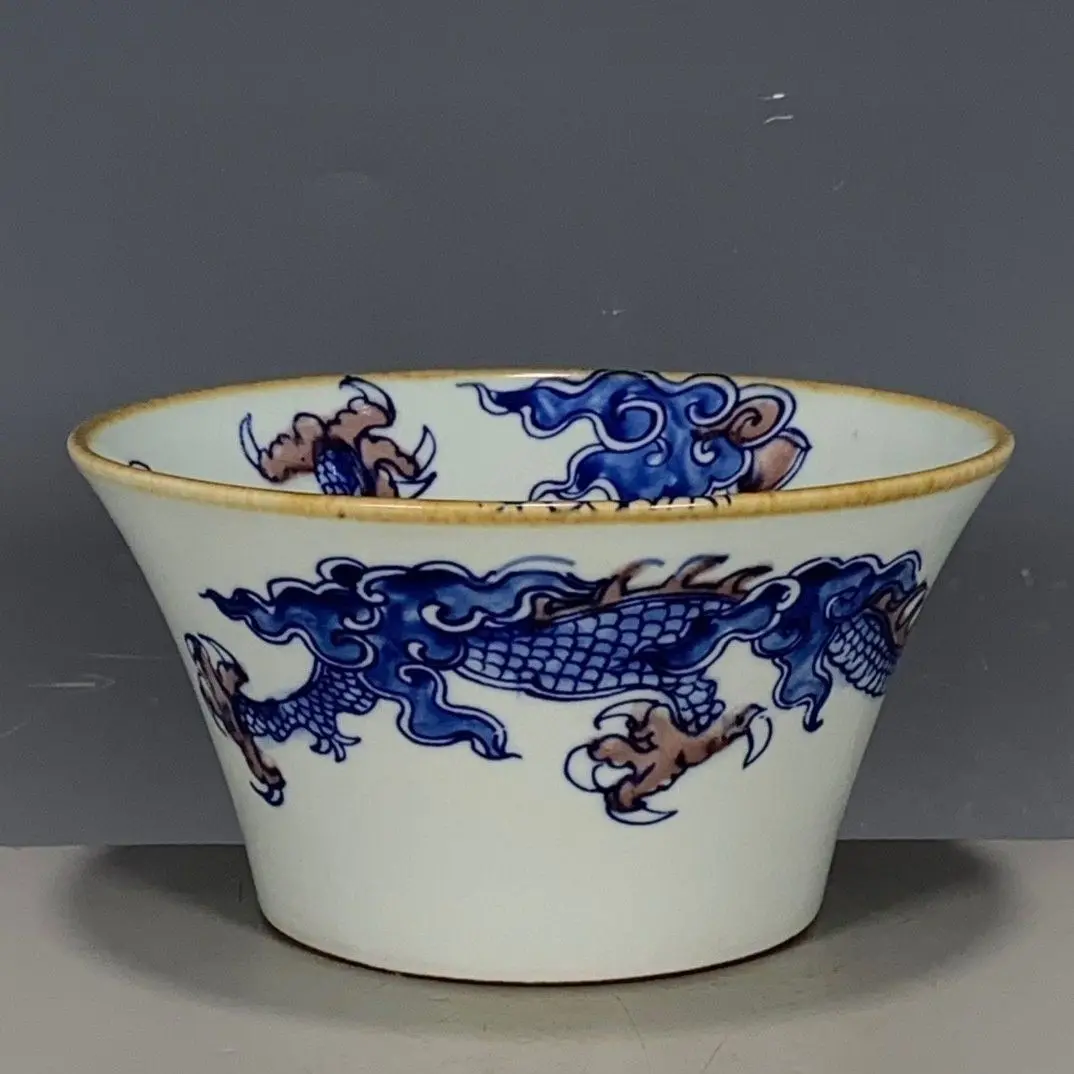 Qing Kangxi Style Blue & Coppe - đánh giá và giá Vintage Collectible Pottery