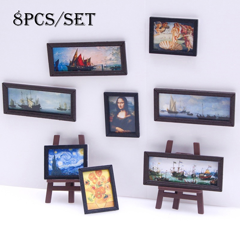 8Pcs/Set 1:12 Dollhouse Miniat - đánh giá và giá Vintage Collectible Dolls