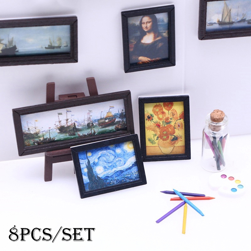 8Pcs/Set 1:12 Dollhouse Miniat - đánh giá và giá Vintage Collectible Dolls