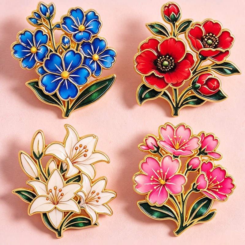 Cute Vintage Colorful Floral E - đánh giá và giá Vintage Item