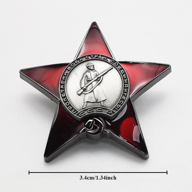 1Pc Red Star Badge Lapel Pins  - đánh giá và giá Vintage Collectible Classics
