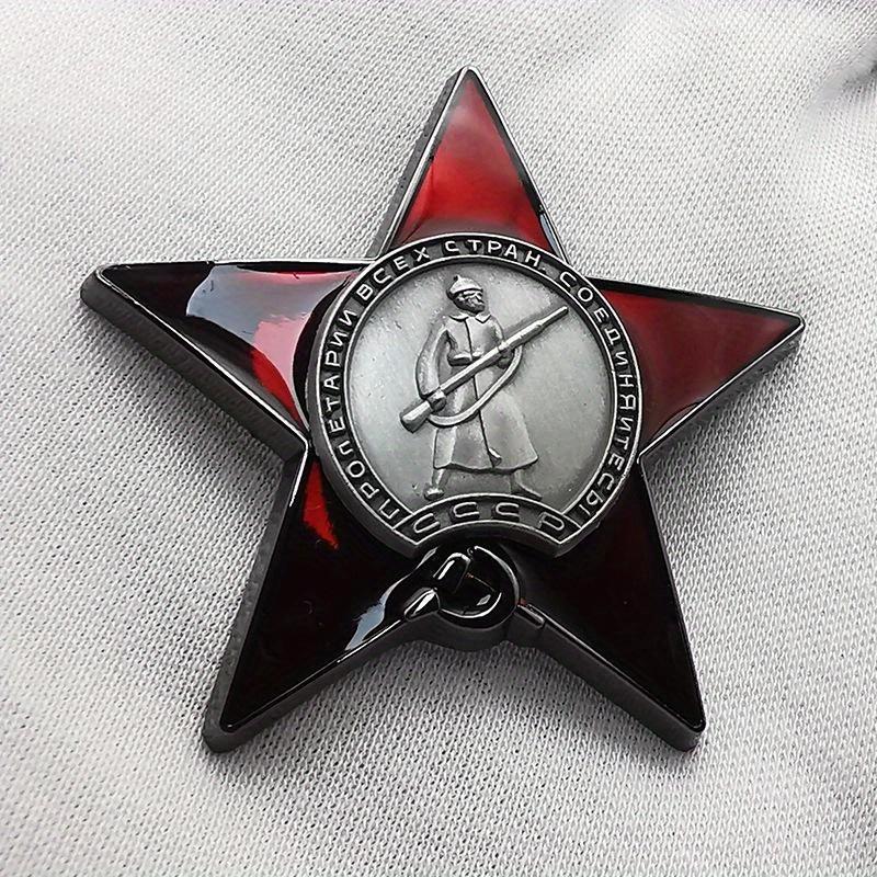 1Pc Red Star Badge Lapel Pins  - đánh giá và giá Vintage Collectible Classics
