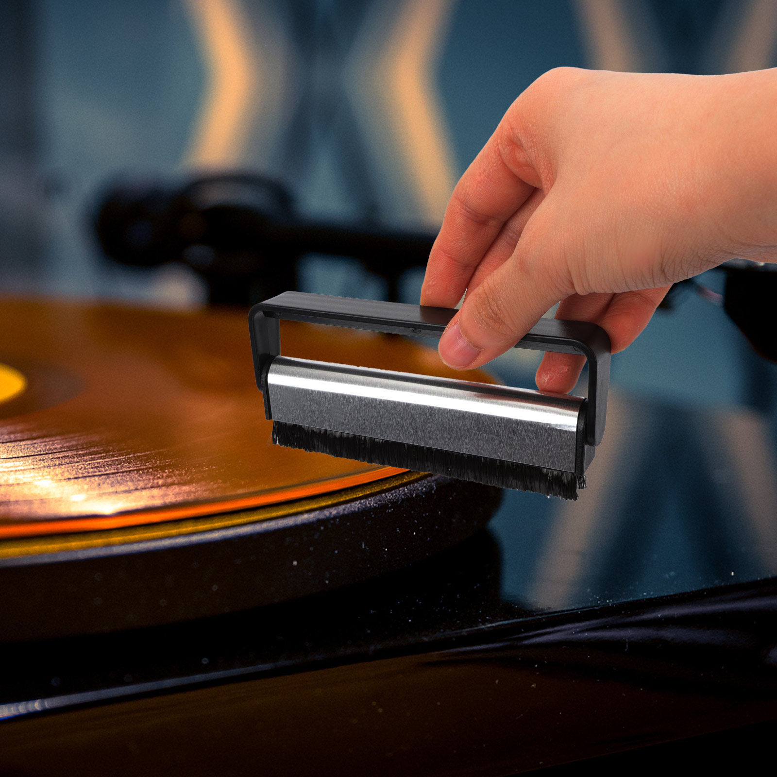 Vinyl Record Brush Premium Dus - đánh giá và giá Vinyl Record Cleaner